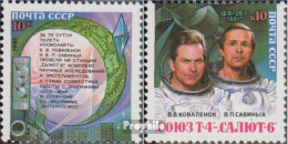 Sowjetunion 5122-5123 (kompl.Ausg.) Postfrisch 1981 Saljut 6 - Sojus T-4 - Unused Stamps