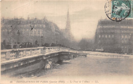 75-PARIS INONDE PONT DE L ALMA-N°T2253-G/0013 - Überschwemmung 1910