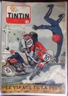 Tintin N° 1-1954 Couv. Graton " Le Virage De La Peur " - Kuifje
