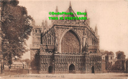 R423745 Exeter Cathedral. West Front. LL. 1. Worth And Co - Monde