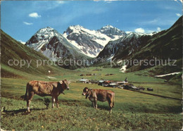 11886089 Sertig Doerfli Mit Mittagshorn Plattenhorn Und Hochducan Sertig Doerfli - Sonstige & Ohne Zuordnung