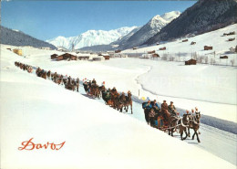 11886039 Davos GR Pferdeschlittenfahrt Davos Platz - Sonstige & Ohne Zuordnung