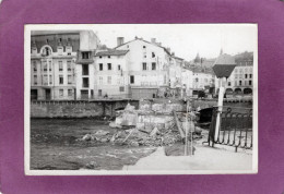 88 Carte Photo  EPINAL Guerre De 1940 Pont Rue Leopold Bourg Vers La Pace Des Vosges   Miltaria - Epinal