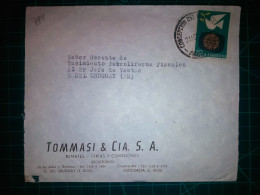 ARGENTINE, Enveloppe Appartenant à "TOMMASI & Cia S.A." Diffusé Avec Timbre-poste (Année Internationale Du Tourisme). An - Used Stamps