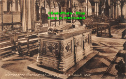 R423871 Worcester Cathedral. King John Tomb. F. Frith. No. 76797 - World