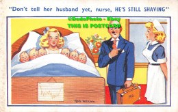 R423267 Dont Tell Her Husband Yet. Nurse. He Still Shaving. Bob Wilkin - World