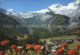 11880669 Saas-Fee Mit Allalinhorn Alphubel Feegletscher Und Laengfluh Saas-Fee - Otros & Sin Clasificación