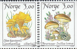 Norwegen 1012-1013 (kompl.Ausg.) Postfrisch 1989 Pilze - Unused Stamps