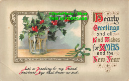 R423572 Hearty Greetings And All Lind Wishes For Xmas And The New Year. The Phil - World