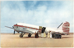 CPSM AVIATION. DOUGLAS DC 3. COMPAGNIE AIR ALGERIE - 1946-....: Modern Era