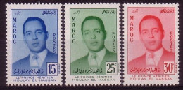 Maroc  377/379 ** MNH. 1957 - Marokko (1956-...)