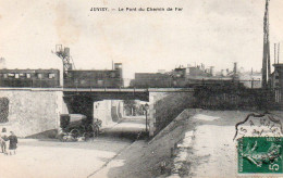 4V4Sb   91 Juvisy Le Pont Du Chemin De Fer Train Attelage - Juvisy-sur-Orge