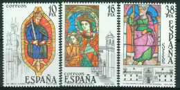 Bm Spain 1983 MiNr 2607-2608 MNH | Stained Glass Windows #kar-1007c - Unused Stamps