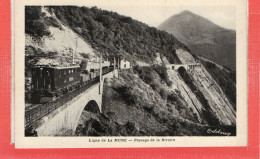 Ligne De La Mure.Passage De La Rivoire.Train De Marchandises. - La Mure