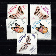 Spanish Sahara 1970 Butterflies - MNH Set  (e-866) - Sahara Espagnol