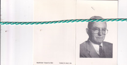 Michel Deprouw-Van Driessche, Zele 1918, 1993. Onderwijzer O.r. Foto - Obituary Notices