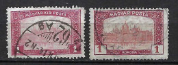 HONGRIE Ca.1916-19: Lot D' Obl., Nuances - Used Stamps