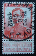 BELGIQUE N°111 Oblitéré - 1912 Pellens