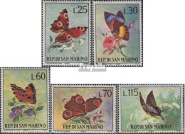 San Marino 776-780 (kompl.Ausg.) Postfrisch 1963 Schmetterlinge - Ungebraucht