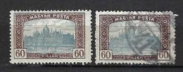 HONGRIE Ca.1916-19: Lot D' Obl., Nuances - Used Stamps