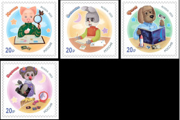 2023 3403 Russia Heroes Of The Children's TV Show "Good Night, Little Ones!" MNH - Unused Stamps