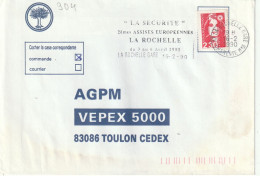 FLAMME TEMPORAIRE  N°  2629  17  LA  ROCHELLE  GARE - Mechanical Postmarks (Advertisement)