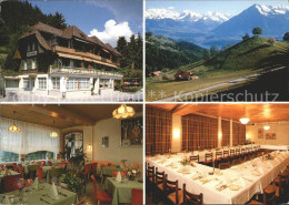 11875349 Heiligenschwendi Hotel Restaurant Alpenblick Gastraum Speisesaal Panora - Sonstige & Ohne Zuordnung