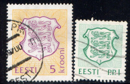 ESTONIA, NO.'S 212 AND 221a - Estonie