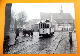 GENT - GAND -  Tramway  Beverhoutplein   - Foto Van J. BAZIN  (1956) - Tram