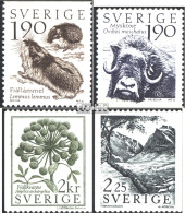 Schweden 1272-1275 (kompl.Ausg.) Postfrisch 1984 Flora Und Fauna - Nuevos