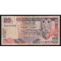 SRI LANKA - PICK 109 A  - 20 RUPEES - 15/11/1995 - TB - Sri Lanka