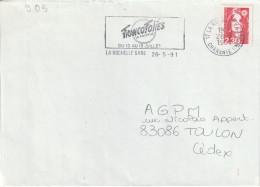 FLAMME TEMPORAIRE  N°  2629  17  LA  ROCHELLE  GARE - Mechanical Postmarks (Advertisement)