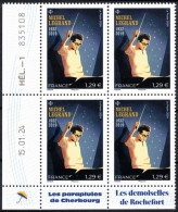 FRANCE 2024 - Bloc De 4 Coin Daté  - Michel Legrand (1932-2019) - YT 5754 Neuf ** - Unused Stamps