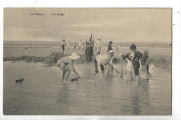 La Panne Ou De Panne (Belgique, Flandre Occidentale) : GP D'enfants Jouant Sur La Plage En 1910 (animé) PF. - De Panne