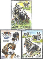 Schweden 1569-1571 (kompl.Ausg.) Postfrisch 1989 Hunderassen - Unused Stamps