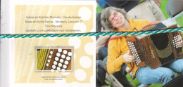 Eline Moreels-Vanderbeken, Kortrijk 1987, 2012. Foto Accordeon - Obituary Notices