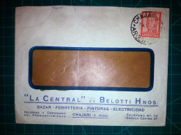 ARGENTINE, Enveloppe Appartenant à "LA CENTRAL De BELOTTI Hnos., Bazar, Quincaillerie, Peintures, Électricité" Circulée - Usados