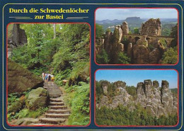 AK 211817 GERMANY - Durch Die Schwedenlöcher Zur Bastei - Bastei (sächs. Schweiz)