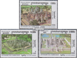 Kambodscha 1828-1830 (kompl.Ausg.) Postfrisch 1998 Kultur Der Khmer - Cambodja
