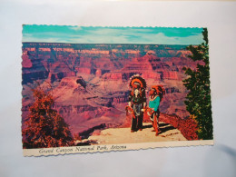 UNITED STATES POSTCARDS  GRAND KANYON  NATIONAL PARK ARIZONA INDIANS - Autres & Non Classés