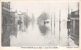 75-PARIS-CRUE DE LA SEINE-N°T2408-B/0021 - De Overstroming Van 1910