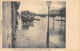 75-PARIS-CRUE DE LA SEINE-N°T2408-B/0001 - Paris Flood, 1910