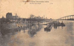 75-PARIS-CRUE DE LA SEINE-N°T2408-A/0349 - Überschwemmung 1910