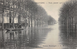 75-PARIS-CRUE DE LA SEINE-N°T2408-A/0323 - De Overstroming Van 1910
