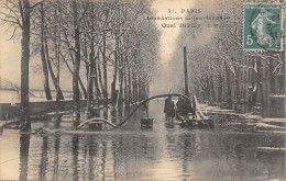 75-PARIS-CRUE DE LA SEINE-N°T2408-A/0307 - De Overstroming Van 1910