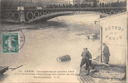 75-PARIS-CRUE DE LA SEINE-N°T2408-A/0309 - De Overstroming Van 1910