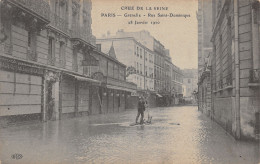 75-PARIS-CRUE DE LA SEINE-N°T2408-A/0029 - De Overstroming Van 1910