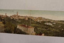 Fp Cartolina Doppia Perugia Panorama Visto Dal Tiro A Segno - Perugia