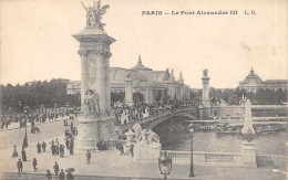 75-PARIS-VIII-PONT ALEXANDRE III-N°T2408-E/0277 - Arrondissement: 08
