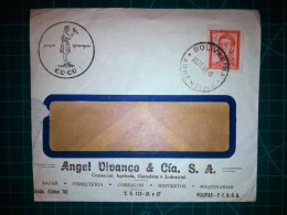 ARGENTINE, Enveloppe Appartenant à "ANGEL VIVANCO & Cia. S.A., Comercial, Agricola, Ganadera E Industrial" Distribuée Av - Used Stamps